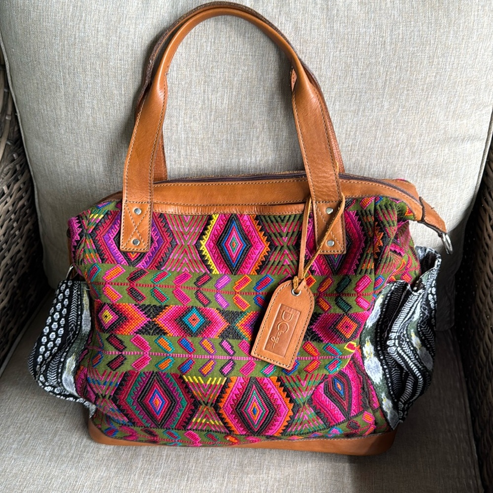 EUC DC bags huipil bag